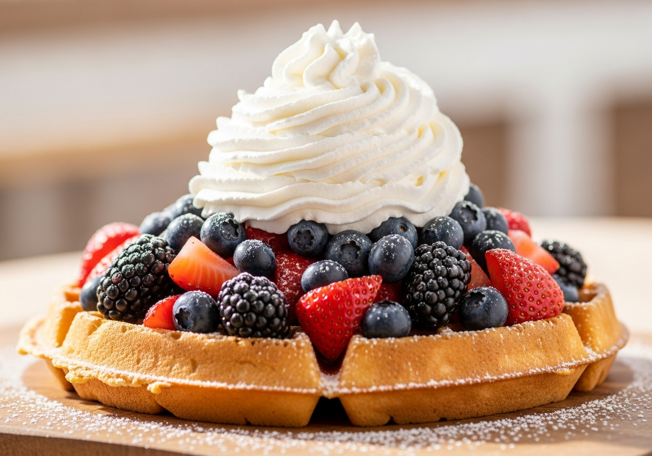 Berry Waffle